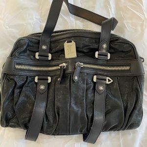 L.A.M.B. Leather large shoulder style purse.